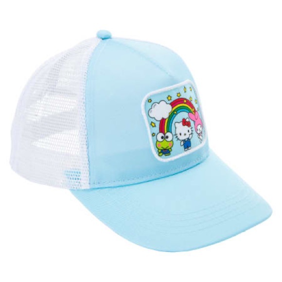NWT✨ Sanrio Hello Kitty and Friends Trucker Style SnapBack Hat Keroppi My Melody - Picture 2 of 4